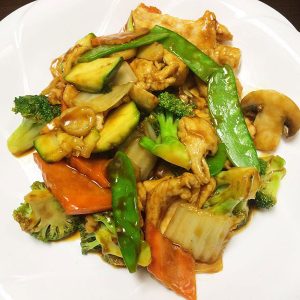 Chicken w. Mixed vegetables - Asia Grill - Chinese Restaurant Peoria IL