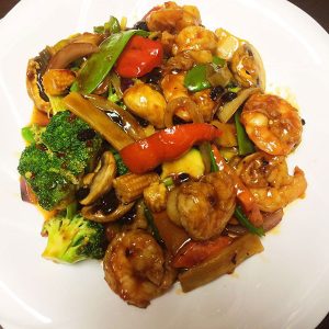 Hunan Shrimp w. Black Bean Sauce - Asia Grill - Chinese Restaurant Peoria IL