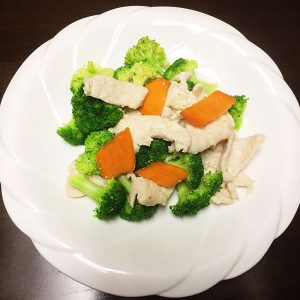 Steamed Chicken w. Mixed vegetables - Asia Grill - Chinese Restaurant Peoria IL